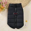 New autumn and winter pet clothes zipper vest warm dog clothes fashion atmosphere pull button dog clothing