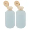 Dispensateur de savon liquide 2 PCS Small Plastic Container Gel Gel Bottle Vide Lotion Bouteilles Lavage et Care Rechargeable Travel de shampooing