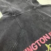 Herrtröjor vintage rrr123 hoodie män kvinnor överdimensionerade tvättade rrr 123 huvtröjor