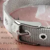 Bracelets à breloques pour hommes, chaîne en maille, cadeaux simples et élégants pour collègues, cadeau en acier inoxydable