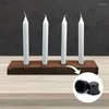 Ljushållare 36xCreative Candlestick Holder Set Aluminium Candelabra för festliga dekorationer