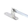 Badtillbehör Set Support gångjärn Flat Door Arm 230mm 2st skåp/skåplock med rullgardinsmål Hårdvara Högkvalitativ silver