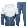 Männer Trainingsanzüge Frühling Herbst Männer Trainingsanzug Casual Anzug Männliche Jogger Mit Kapuze Jacken Hosen Zwei Stück Set Mode Hip Hop Laufsportbekleidung