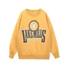 Sweats à capuche pour femmes Femmes Mode Sweat-shirt imprimé à manches longues O Cou Pulls Dames modernes Sweatshirts Femme Chic Tops Streetwear