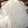 Girl Dresses Flower Dress Champagne Fluffy Layered Tulle Sleeveless Bow Belt Wedding Elegant Child Birthday Eucharist Party