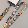 2023 Off Sleutelhanger Telefoon Universele Clip Antilost Retro Patroon Riem Crossbody Lange Hangende Nek Mobiele Lanyard Autosleutelhanger Gift 6A1W