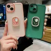 Luxury Flower Apple Cell Phone Cases Pearl Transparent Protective Back Covers för iPhone 15 14 13 12 Pro Max Plus Candy Color Mobile Telefon Case Ring Tide Defender