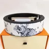 Cintura di design fibbia moda cintura in vera pelle Larghezza 3,8 cm 6 stili Alta qualità con scatola designer uomo donna uomo lusso