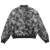 Vestes pour hommes Tie Dye Camouflage imprimé manteaux hommes Hip Hop Harakuju coton vêtements d'extérieur hauts pour hommes multi-poches