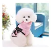 Dog Apparel Winter Jacket Zipper Closure Buckle Back D-ring Function Cat Coat Clothes For Small Medium Dogs