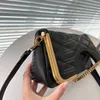 Luxe Crossbody Designertassen Dinertas Handtassen Portemonnees Schouder Luxe Dames Messenger Pochette Leren Clutch Leren ketting zwart