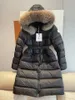 M005ホットハイエンドファッション冬の長いスタイルの厚さフード付きジャケット服デザイン高品質の高級Y2K女性トップス