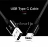 Cabo de carregamento rápido de dados 1,2M 4FT tipo c USB-C para Samsung Galaxy S10 S8 Note 10 S20 Huawei Letv