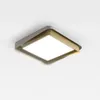 Plafoniere Mofas Lampada da soggiorno nordica moderna e minimalista Led a spettro completo Protezione per gli occhi Camera da letto Studio Square