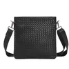 Fabriek groothandel mannen handtas Breien messenger bag outdoor vrijetijdsbesteding lederen schoudertassen street fashion Joker Knittings handtassen 6019