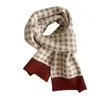 Schals schönes geprüftes Muster für Mädchen 125 cm kurze Schal -Studentin Winter komfortable Wraps
