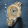 Wristwatches Top Luxury Women's Watch With A Large Dial Inlaid Diamonds And Starlight Limited Edition Eatch