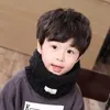 Sciarpe bambini spessi bambini a maglia calda a maglia elastico collare da collo elastico ragazzo