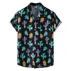 Men's T Shirts Christmas Tee Men Mens Summer Fashion Top Casual Beach Short Sleeve Button Extra Small Long