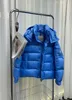 Meng-Ke Lai 2023 70 Kort Down Jacket Men's Casual Fashion Warm Down Jacket Royal Blue