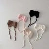 Accessori per capelli Autunno Copricapo per bambini Inverno Protezione per le orecchie in tinta unita per bambini Fasce calde per fasce coreane per ragazze