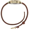 Montres-bracelets Montre Easy Reader pour femme avec bracelet en cuir - Or/Marron T2J7619J