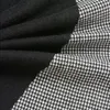 Scarves Houndstooth Design Men's Knitted Scarf Black Warm Neck British Style Gift Wholesale