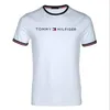 Marque de mode d'été T-shirt à manches courtes pour hommes 100% coton T-shirt à manches courtes lettre imprimée blanc noir t-shirts Tops Tee vêtements pour hommes