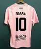 2023 24 Palermo Mens Futebol Jerseys Segre Damiani Saric Buttaro Brunori Home Away 3rd Whie Camisas de Futebol Uniformes de Manga Curta 2023 2024 Pink6