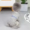 Vêtements pour chiens, petits vêtements en coton, combinaison pour animaux de compagnie, vente en gros, pyjama pour chiot, Yorkshire Terrier, Shih Tzu, costume poméranien