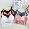 Camisoles réservoirs mince respirant à l'intérieur des vêtements en Nylon brassière Design de mode soutien-gorge en forme de U Sexy Bralette haut court femmes