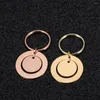 Dog Tag 10Pcs/Set Blank ID Personalized Pet Name 30MM Stainless Steel Jewelry Pendant DIY Necklace Keyring Accessories