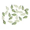 Zielone przezroczyste małe liście DIY Ręcznie robione kolczyki Akcesoria Kolczyki Stunki Bransoletki Materiał dekoracyjny 1224733