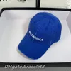 Diseñador de moda Gorra de bola Gorro de viaje al aire libre Gorras de protección solar Letras desgastadas Casquette Sombrero Pareja Sombreros deportivos