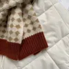 Schals schönes geprüftes Muster für Mädchen 125 cm kurze Schal -Studentin Winter komfortable Wraps