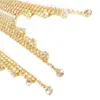 Boucles d'oreilles pendantes en cristal strass brillant, pendentif Long à pampilles pour femmes, adaptés aux accessoires de fête en boîte de nuit, 2023