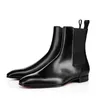 Luxury Мужские сапоги Designer Men Fashion Boots Red Bottoms  Over The Knee Martin Boot Mens Office Booties