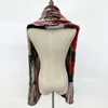 Зимние женские шарфы, натуральный шарф, шаль, женские теплые натуральные глушители, модная роскошная вязаная длинная стильная накидка