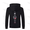 Designer Men's Hoodies Com des Garcons Spela Black Sweatshirt CDG Red Heart Hoodie Size S-XL B2