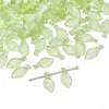 Green Transparent Small Leaves DIY Handmade Earrings Accessories Earrings Studs Bracelet Decoration Material 1224733