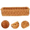 Dinnerware Sets Seasoning Jar Storage Box Fruit Serving Basket Tray Simple Table Sorting Desktop Decor Plastic Pastoral Style