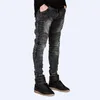 Men's Jeans Men's 2023 Men Skinny Design Fashion Biker Strech For Snow Wash E5017