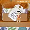 Storage Bottles Wood Slice Prop Chips DIY Figure Cutouts Wooden Slices Graffiti Kids Hand-painted Craft Toys