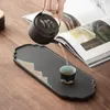 Teegeschirr-Sets, japanischer Stil, handgezeichnete Bergschatten-Teekanne mit Schlaufengriff, Trockenguss-Teeset, Heim-Wohnzimmer-Mini-Teetasse