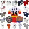 Nolan Ryan Jersey Rainbow Vintage 1969 WS 1994 1973 Gream Cooperstown Gray Turn Back Navy Mesh BP 1999 Hall of Fame Patch Size S-3XL