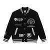 Autunm American Men Baseball Jersey Varsity Leather Sleeve Bomber Coat Women Baseball Jacket Letter Embroidery Designer Man