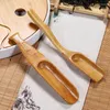 TEA SCOOTS SPOON SET PATH SIX Gentlemen Accessories Flower Pear Wood Black Red Sandalwood Spade Spartdelar