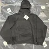 Sweats à capuche pour hommes 23SS GRAILZ Hommes Femmes 1: 1 Sweat-shirts à capuche surdimensionnés noirs lavés de haute qualité