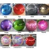 Bola de espelho inflável, 0.5 ~ 3 metros, 16 cores, pendurado, inflável, prata, hermético, espelho, balão para decoração, frete grátis