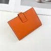 Kvinnliga plånböcker Cowhide Fashion Women Purse Mini Hasp Solid äkta läder Multikorthållare Mynt Kort visitkort Small Plånbok #0514